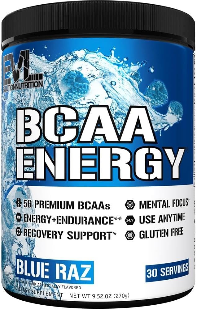 Polvo de BCAA EVL - Aminoácidos para Recuperación y Energía