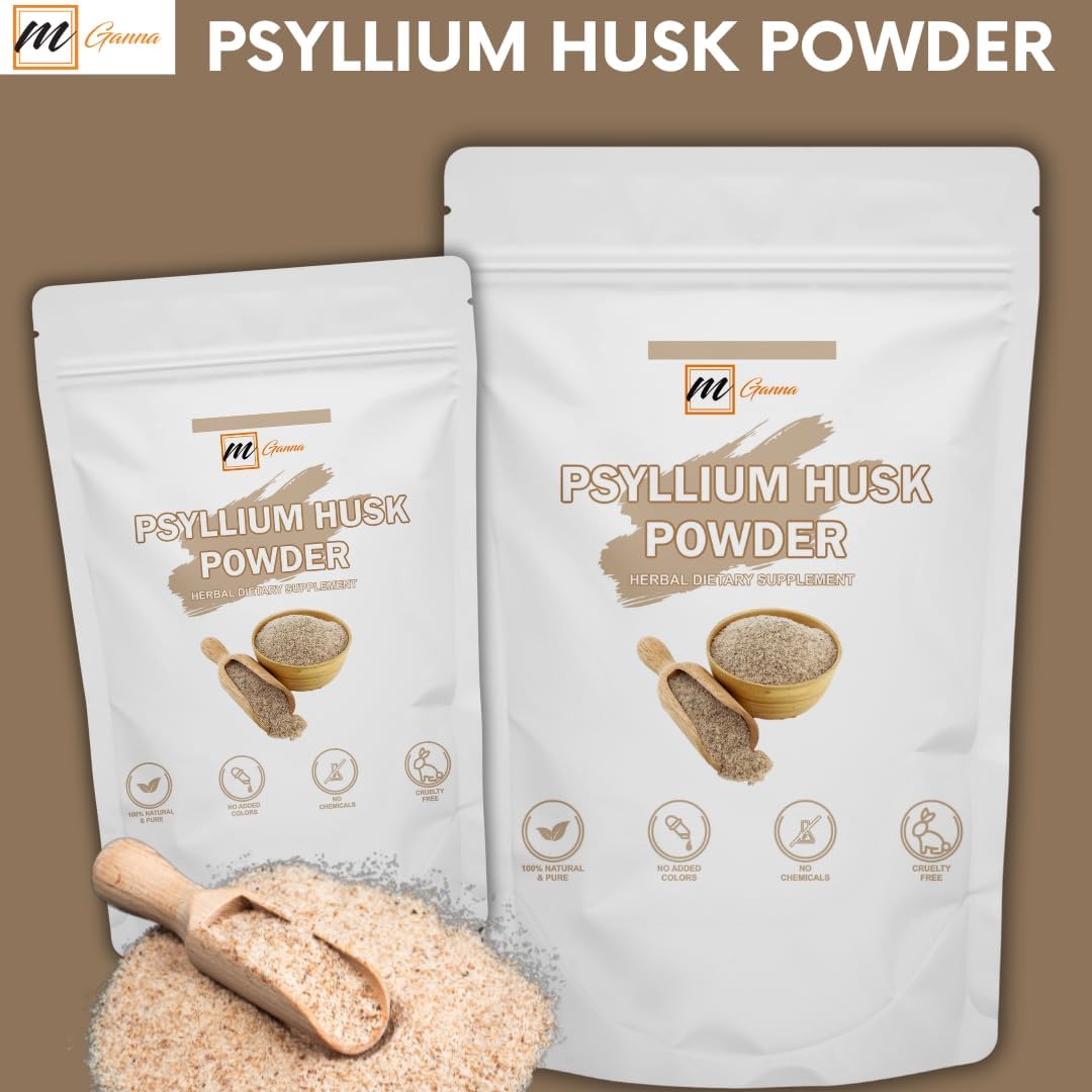 Psyllium Husk Natural 227g - Cuidado de la Piel, Saludable