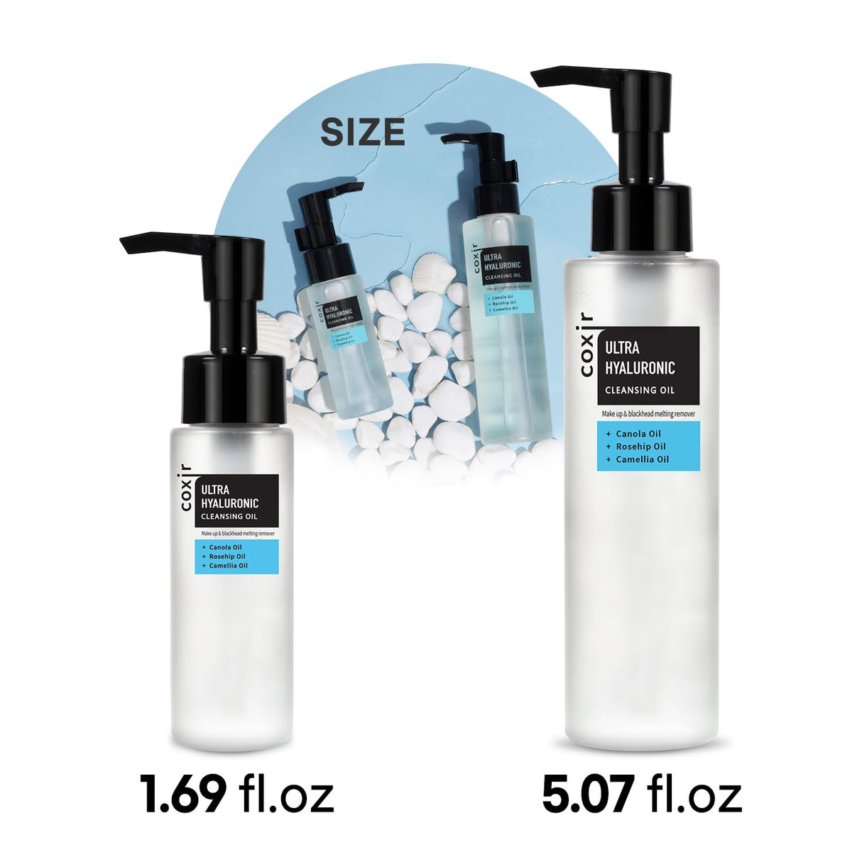 Aceite Limpiador Facial con Ácido Hialurónico, Sin Crueldad