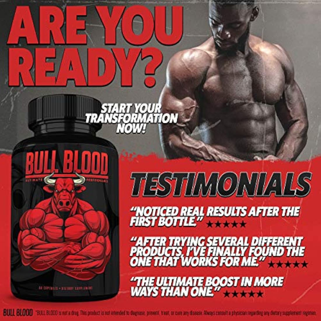 Bull Blood Refuerzo de prueba para hombre Osyris Nutrition