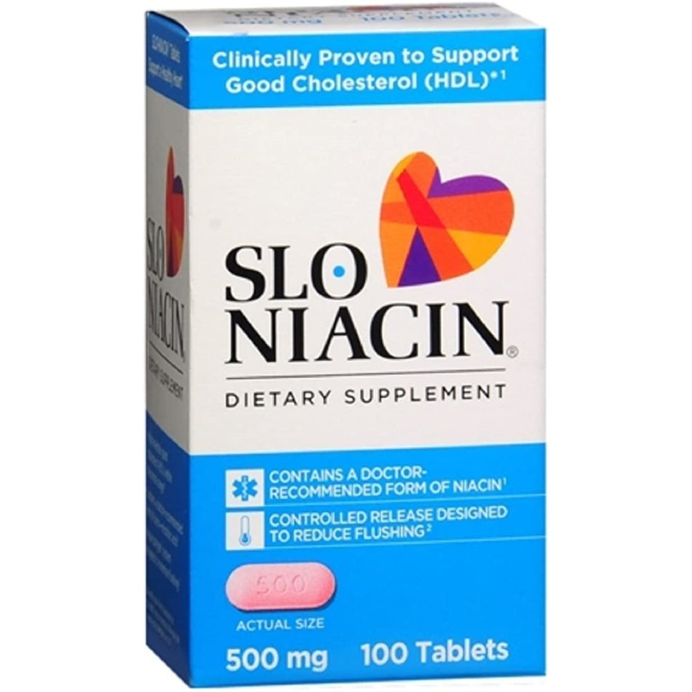 Suplemento Niacina de liberación controlada 500 Mg