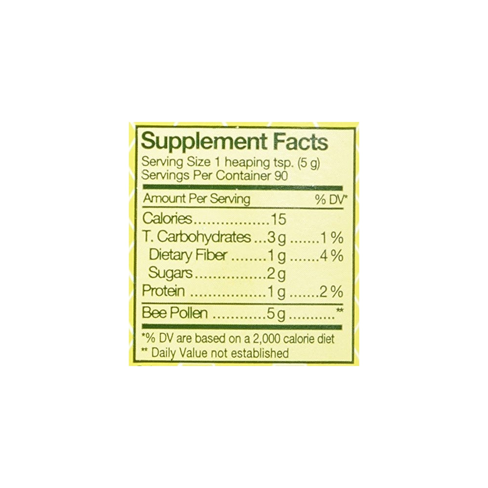 Suplementos Alimenticios Polen de abeja Granulares enteros