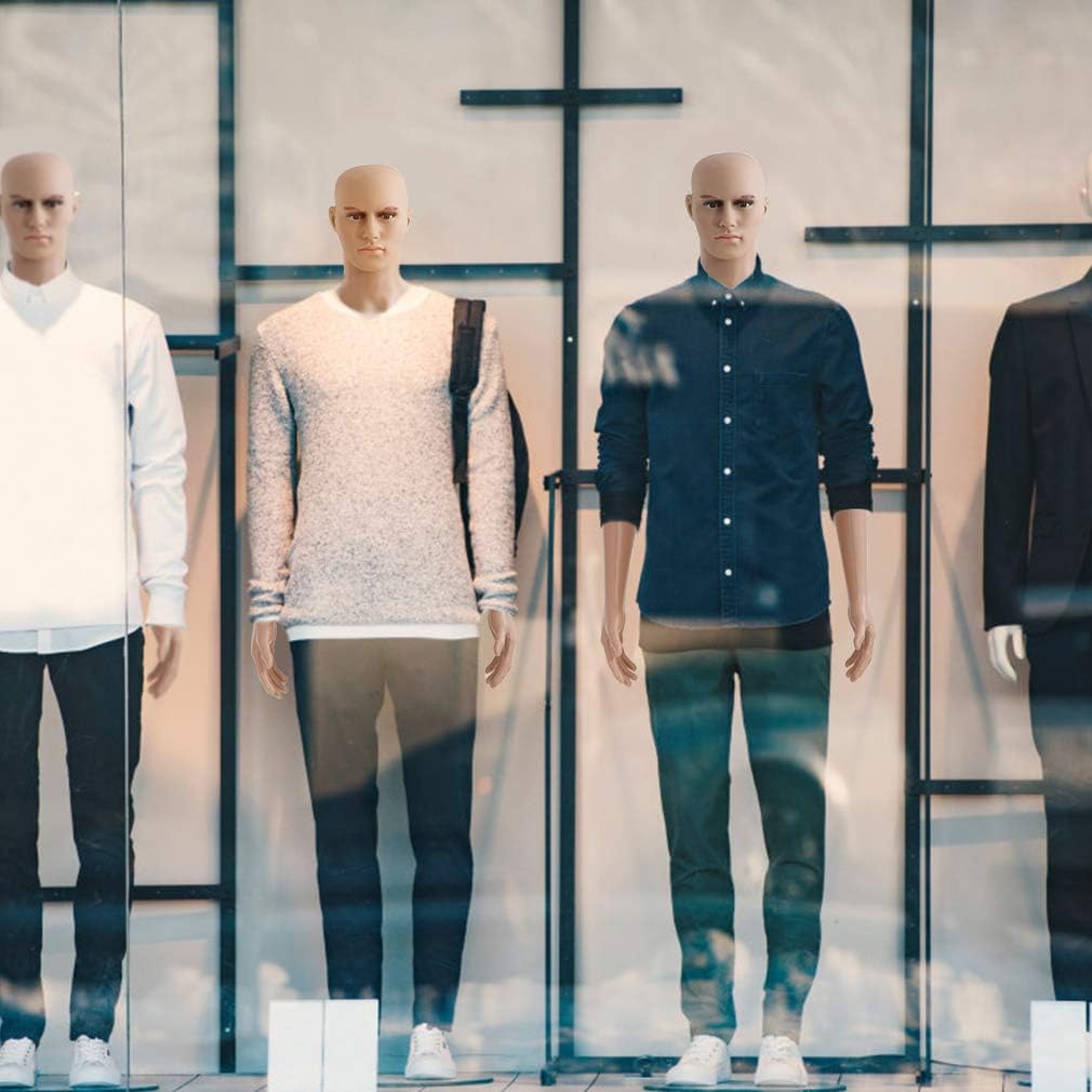 Maniquí Torso Masculino Ajustable con Base Metálica 73