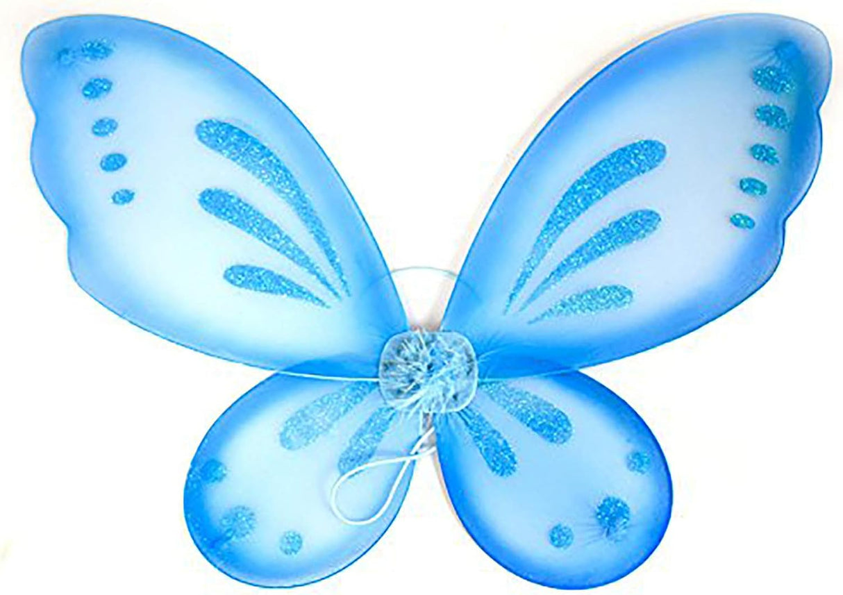 Disfraces de Alas de hada de mariposa alas de ángel azul