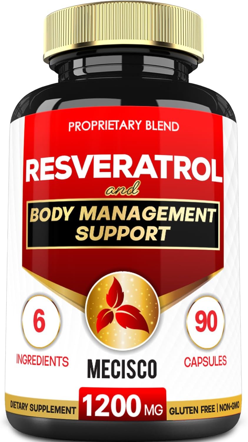Suplemento de resveratrol trans con semilla de uva 90 und