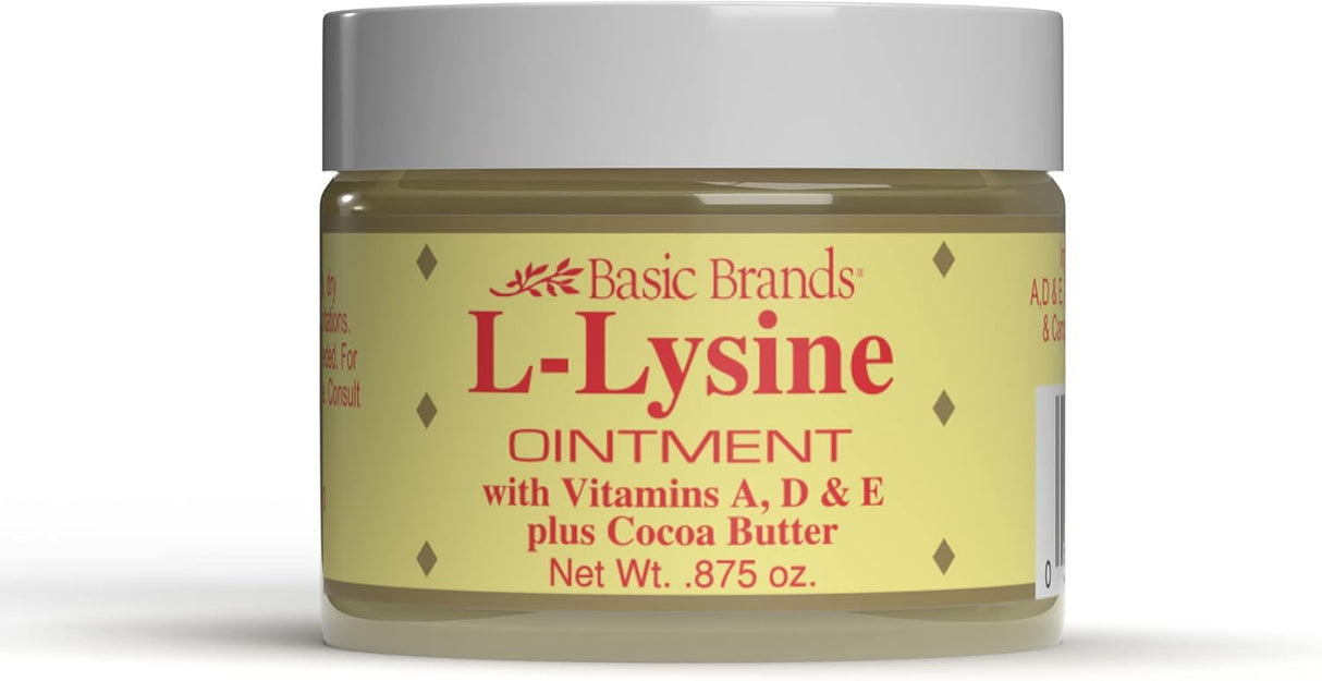 Ointment L-Lisina 0.875 oz - Alivio para Herpes y Labios Secos