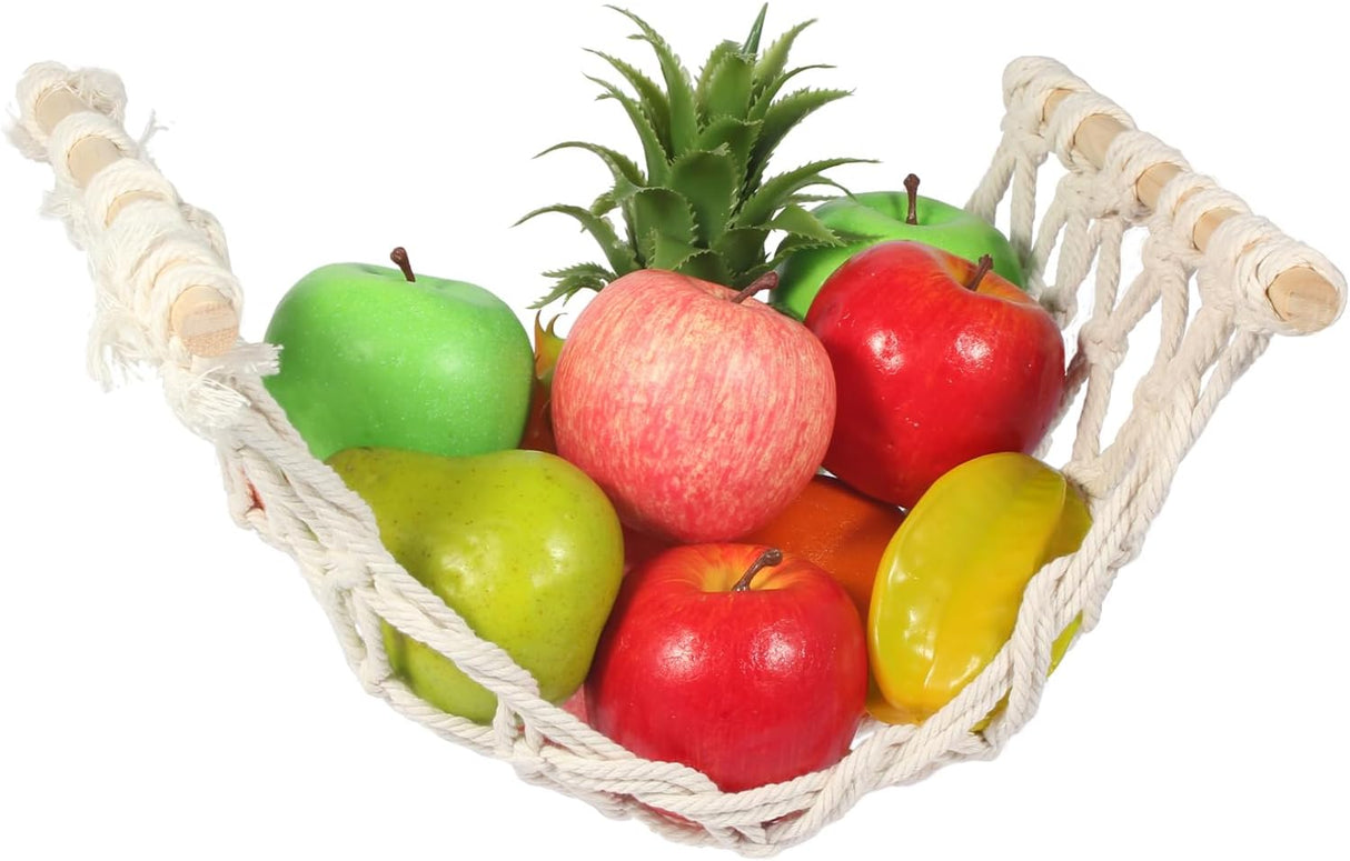 Hamaca Frutal Macramé - Cesta Colgante para Cocina - Modelo 4G