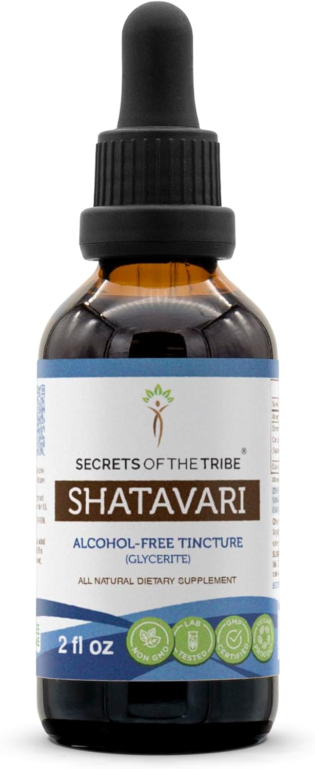 Secrets of the Tribe Shatavari Extracto líquido sin alcohol