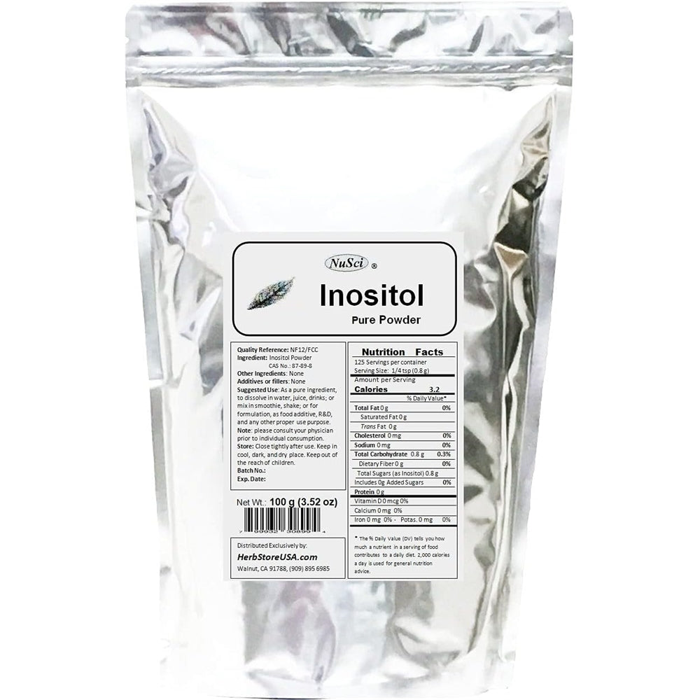 Suplementos Inositol a granel polvo puro 1000g (2.2 lb)