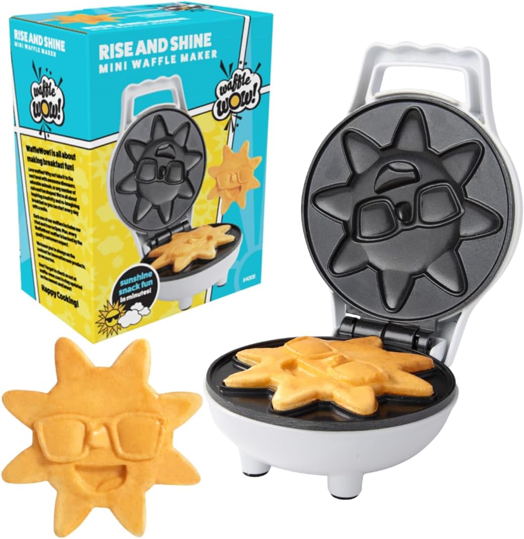 Mini Wafflera 'Rise & Shine' para Waffles Sonrientes 4