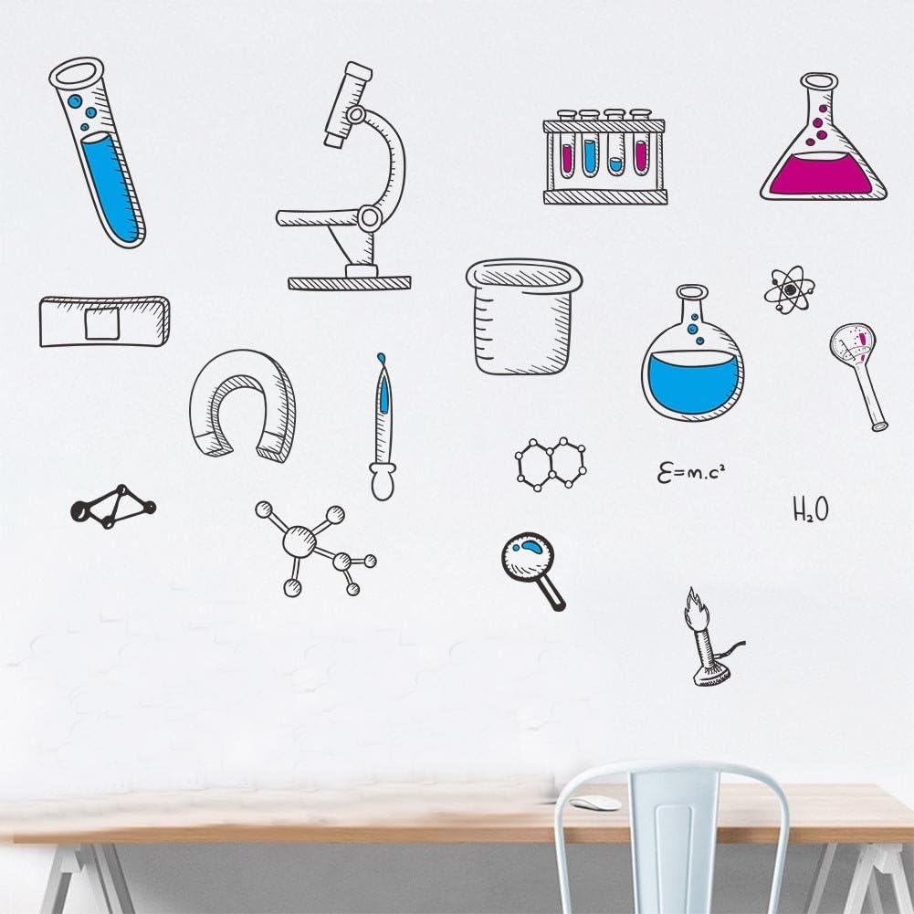 Vinilos de Elementos Químicos BIBITIME para Decoración Escolar