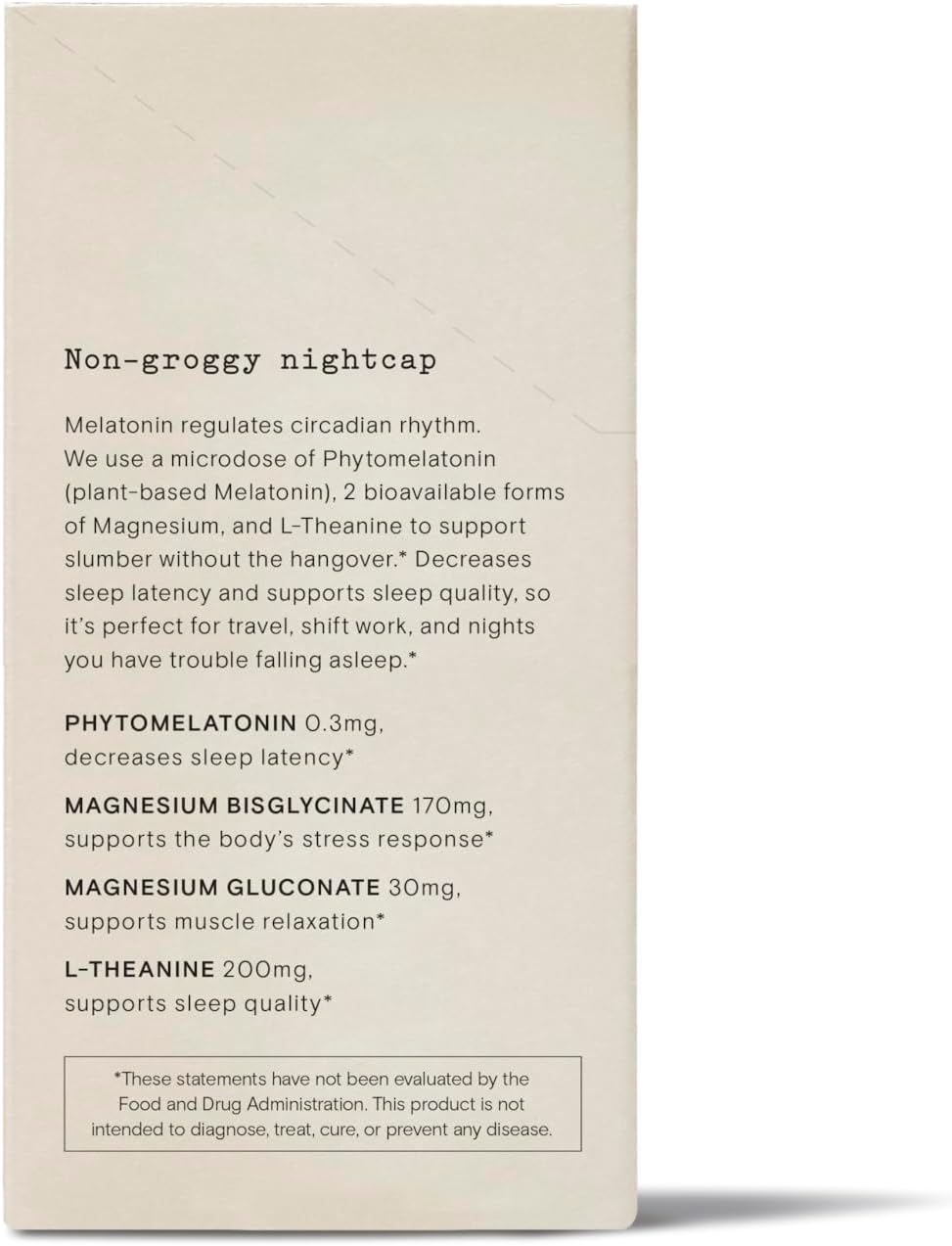 Magnesio para dormir de melatonina glicinato de magnesio