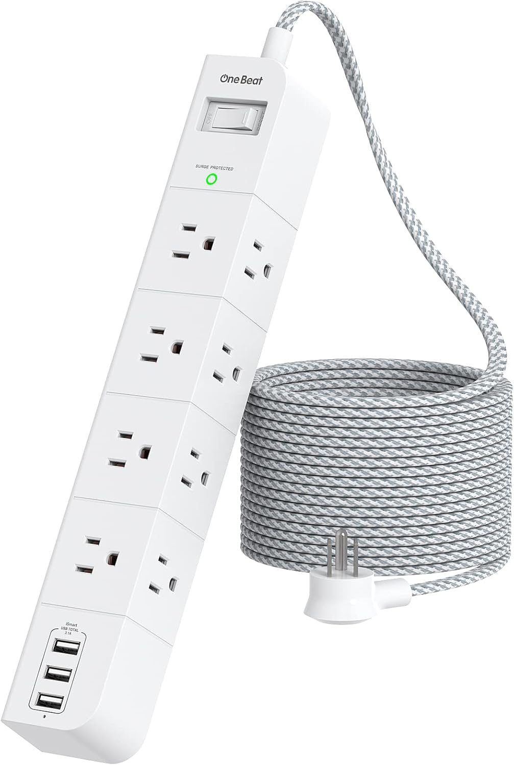 Cable de extensión de 10ft, protector de sobretensiones