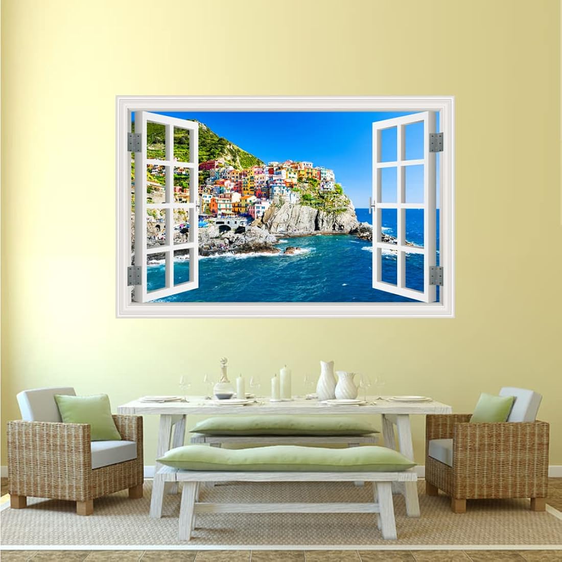 THNWSY Adhesivo autoadhesivo para pared, romántico