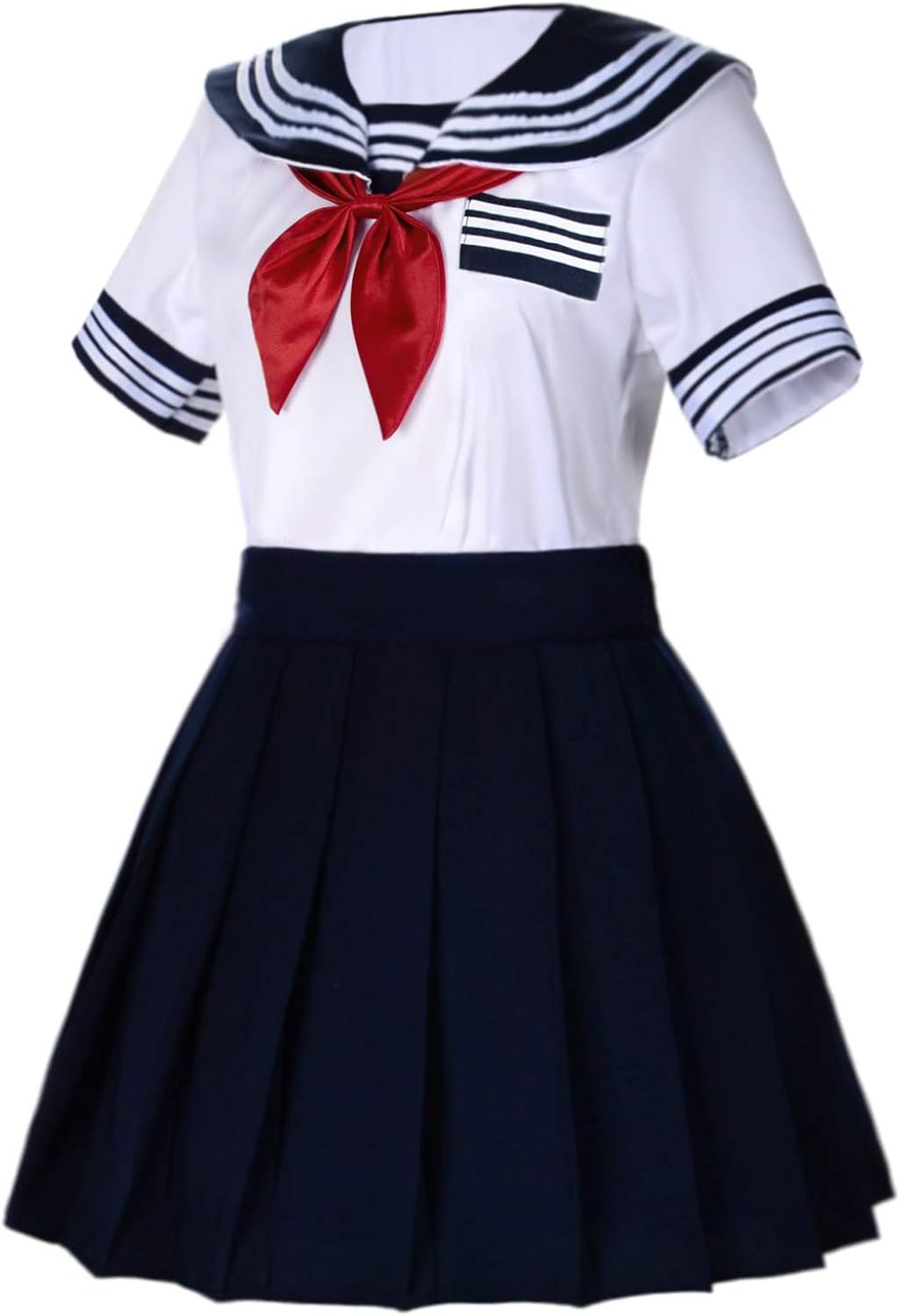 Disfraces con falda plisada azul marino talla S