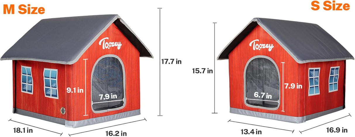 Casa Térmica para Gatos Toozey, Aislada y Resistente, S