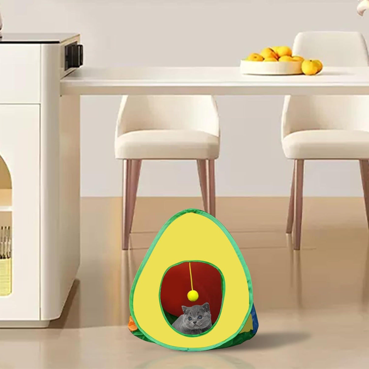 Tienda para Gatos Andiker, con 3 agujeros, Modelo S