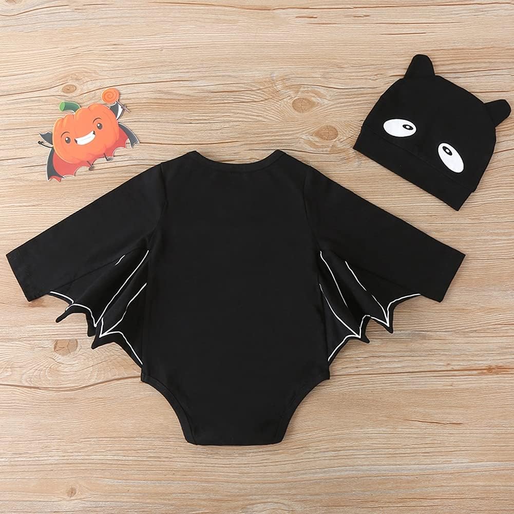 Disfraz Halloween Murciélago AGQT 2 Piezas Talla 0-24 Meses