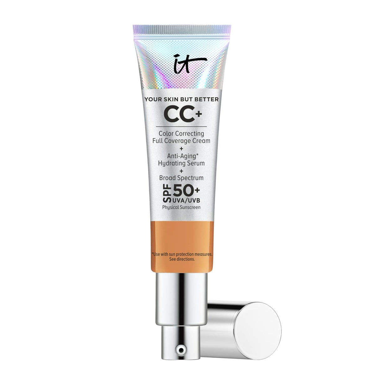 Crema facial con factor de protección solar de 50 Bronceado