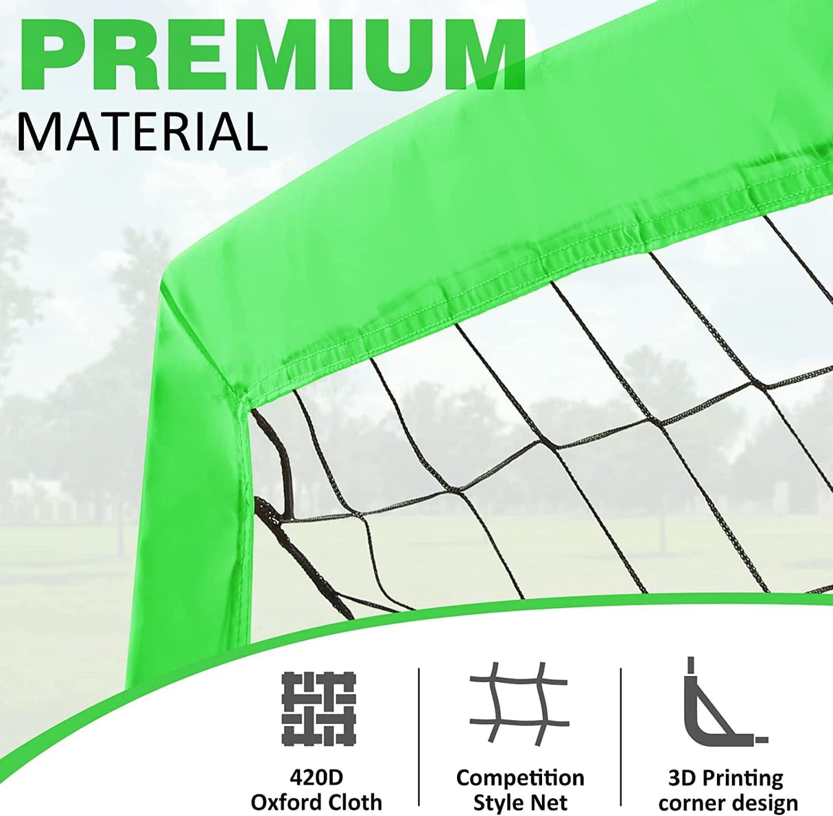 Portería de fútbol infantil de 5 x 3 pies para patio trasero