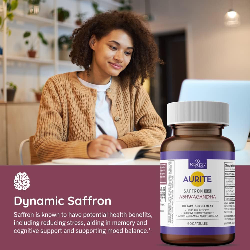 Suplemento de Ashwagandha Saffron | Apoyo al Estrés y Memoria