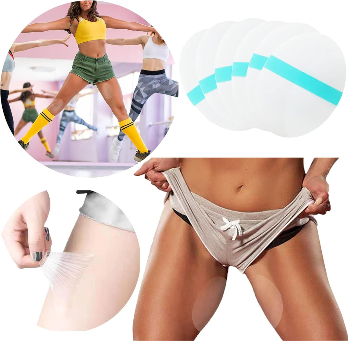 Adhesivo Anti-Rozaduras Muslo Parche Ultrafino Invisible