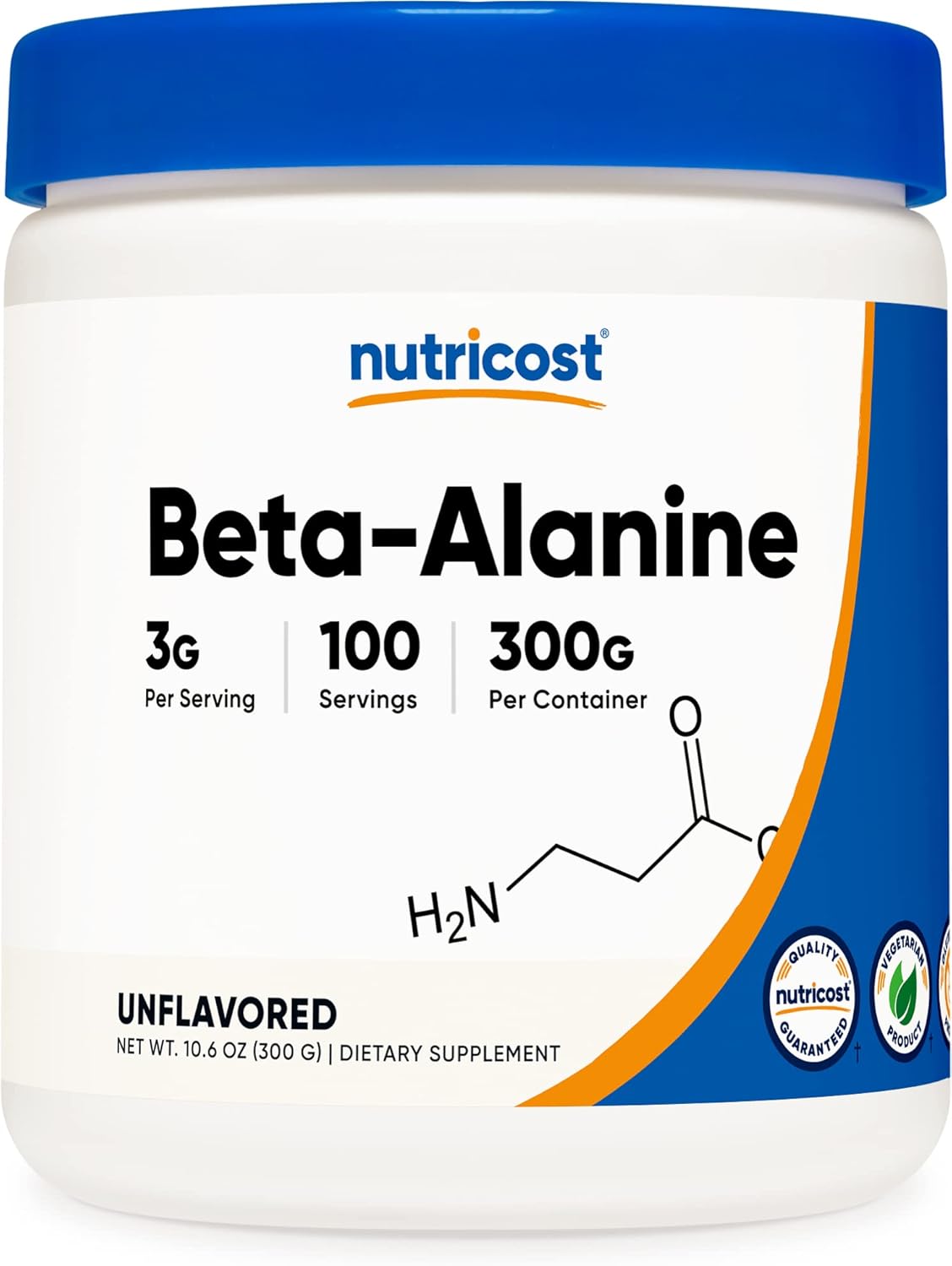 Suplemento Beta Alanina en Polvo Pura 300g