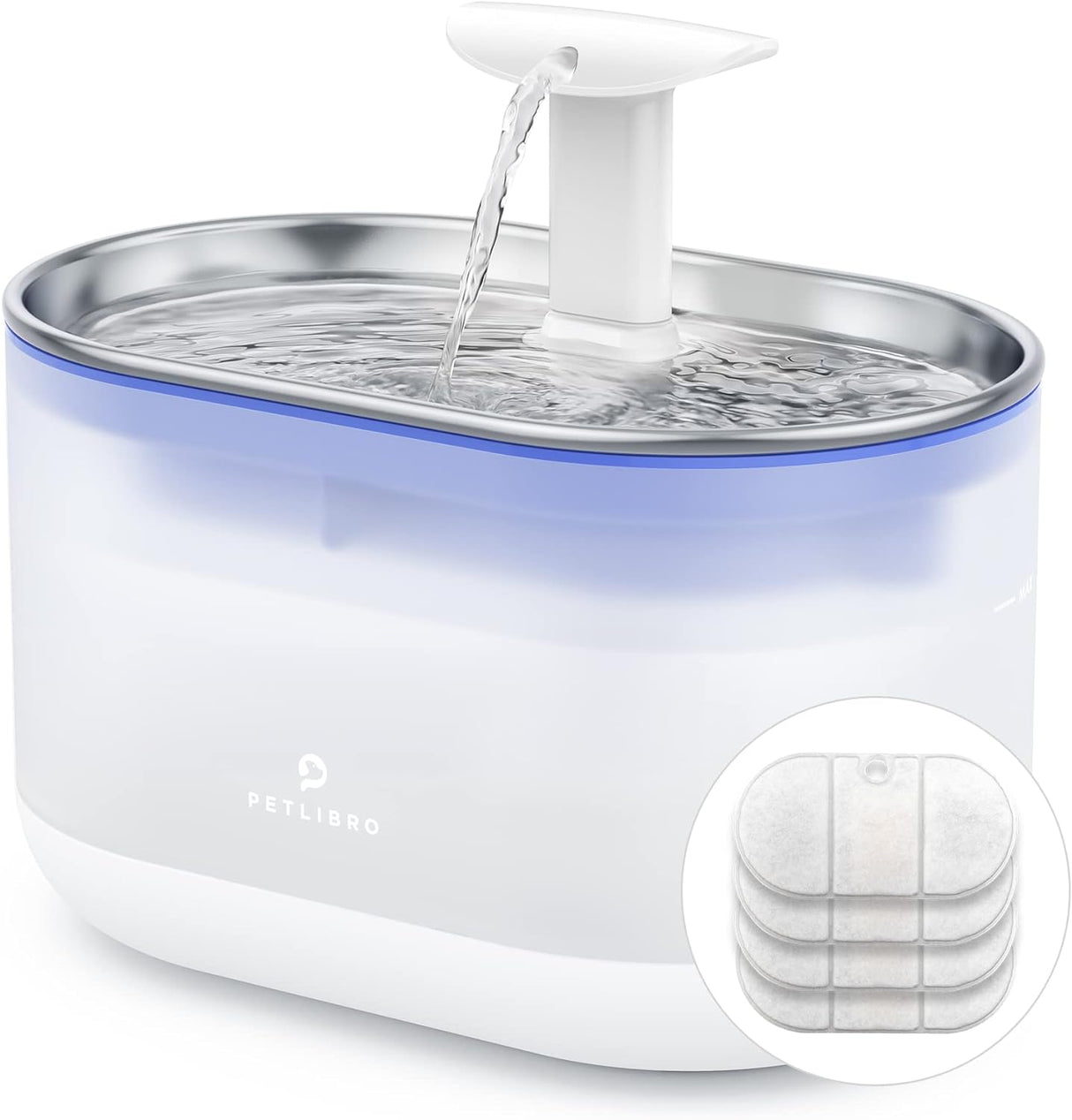 Fuente de agua de 2,1 L para gatos PLWF002 PETLIBRO