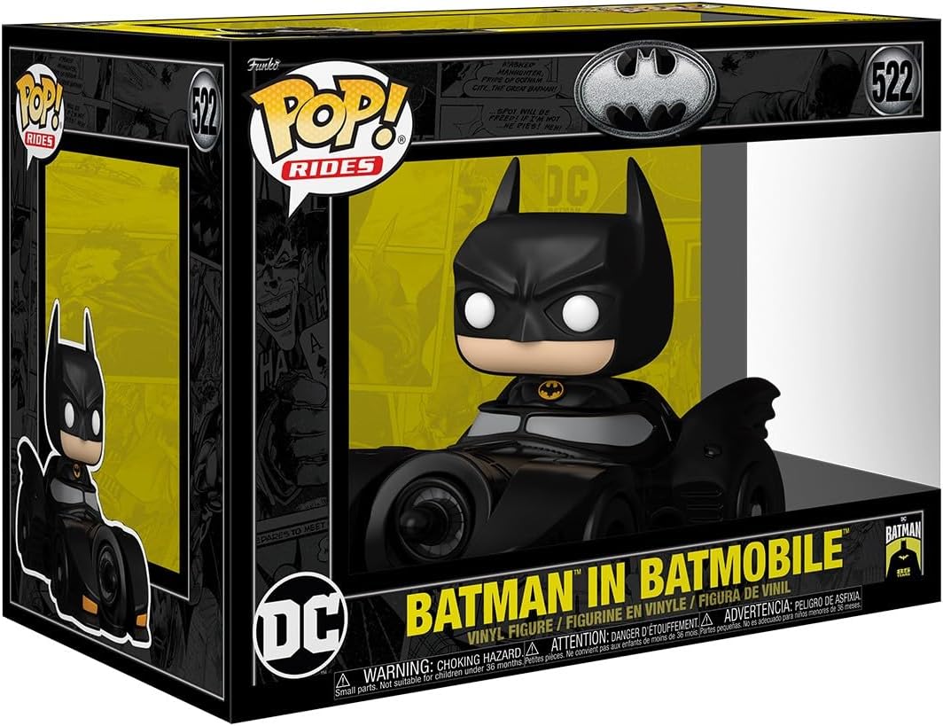 Batman en Batmóvil - Funko Pop! Rides DLX - 85 Aniversario