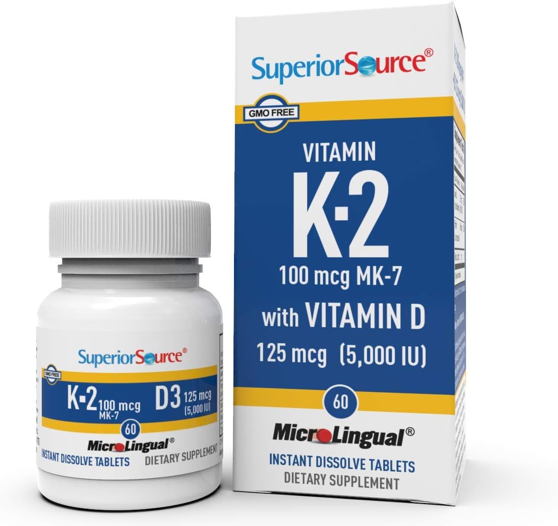 Suplementos Alimenticios Fuente superior K2 y D3