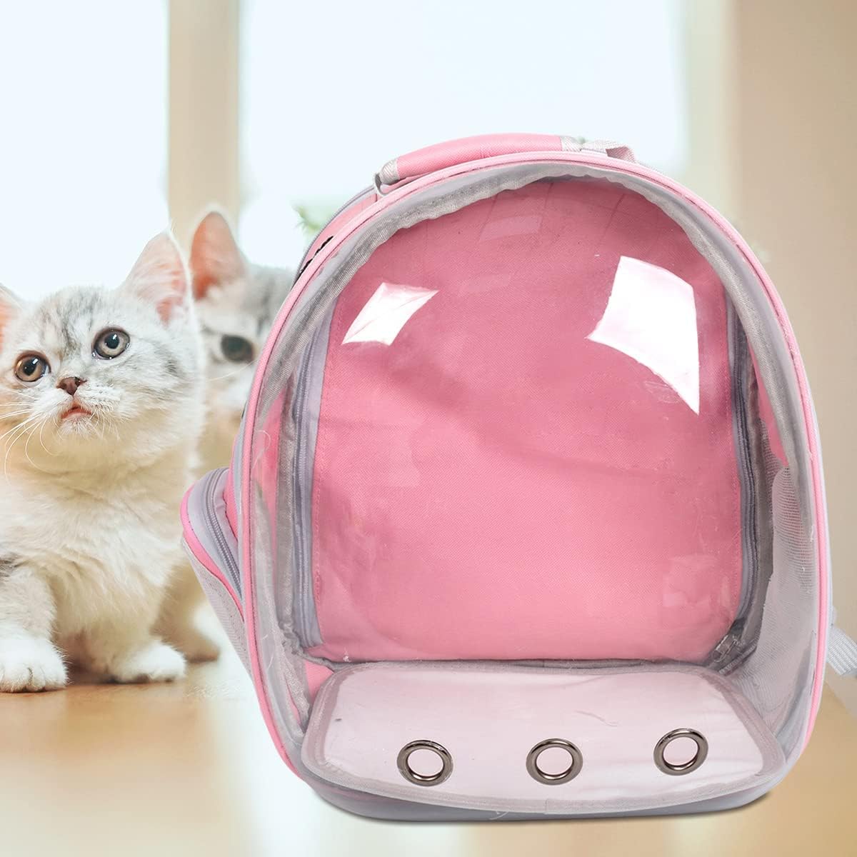 Mochila transportadora de burbujas expandible plegable