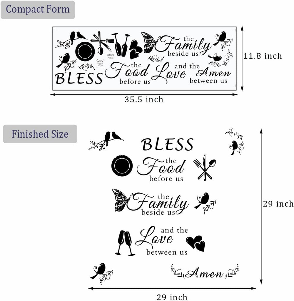Sticker de Pared para Comedor y Cocina, Marca XYZ, Modelo 123