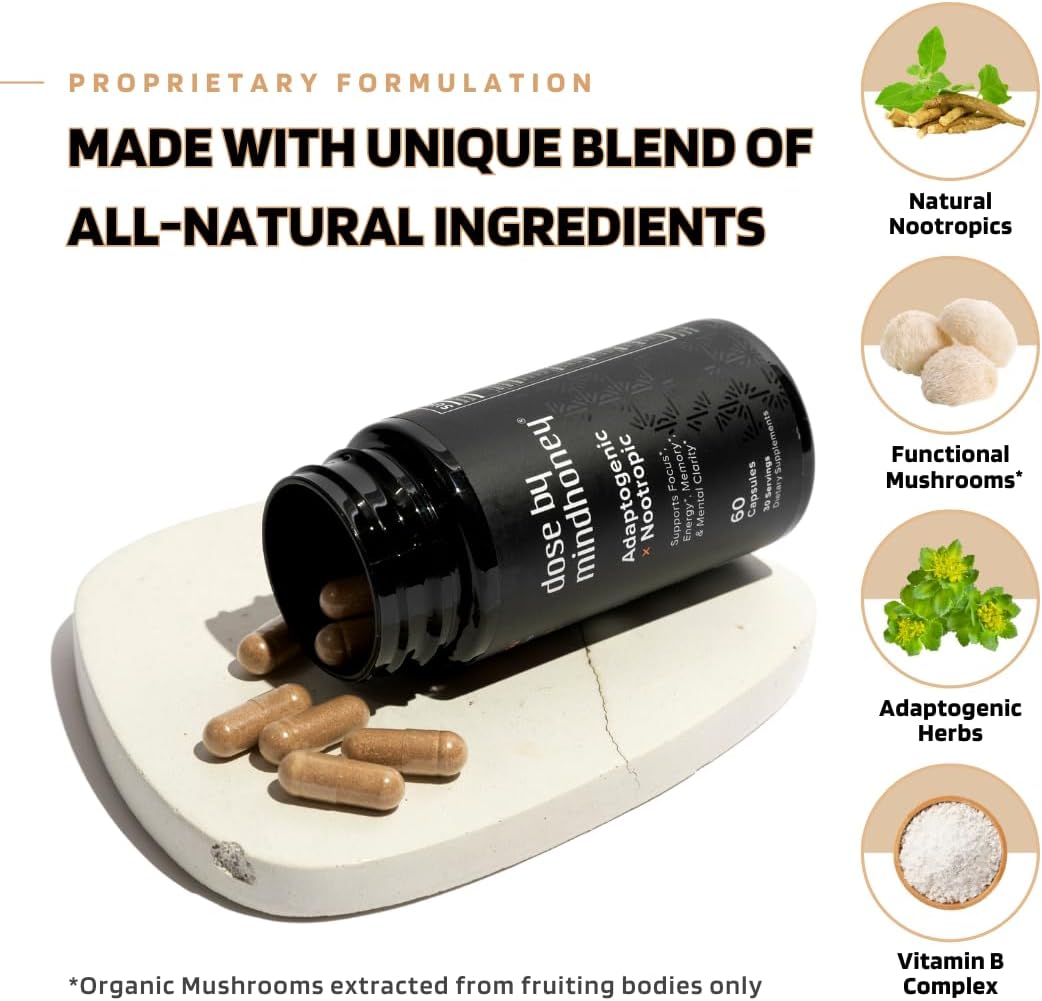 Suplemento Nootrópico Premium | Enfoque, Ánimo, Energía y Memoria