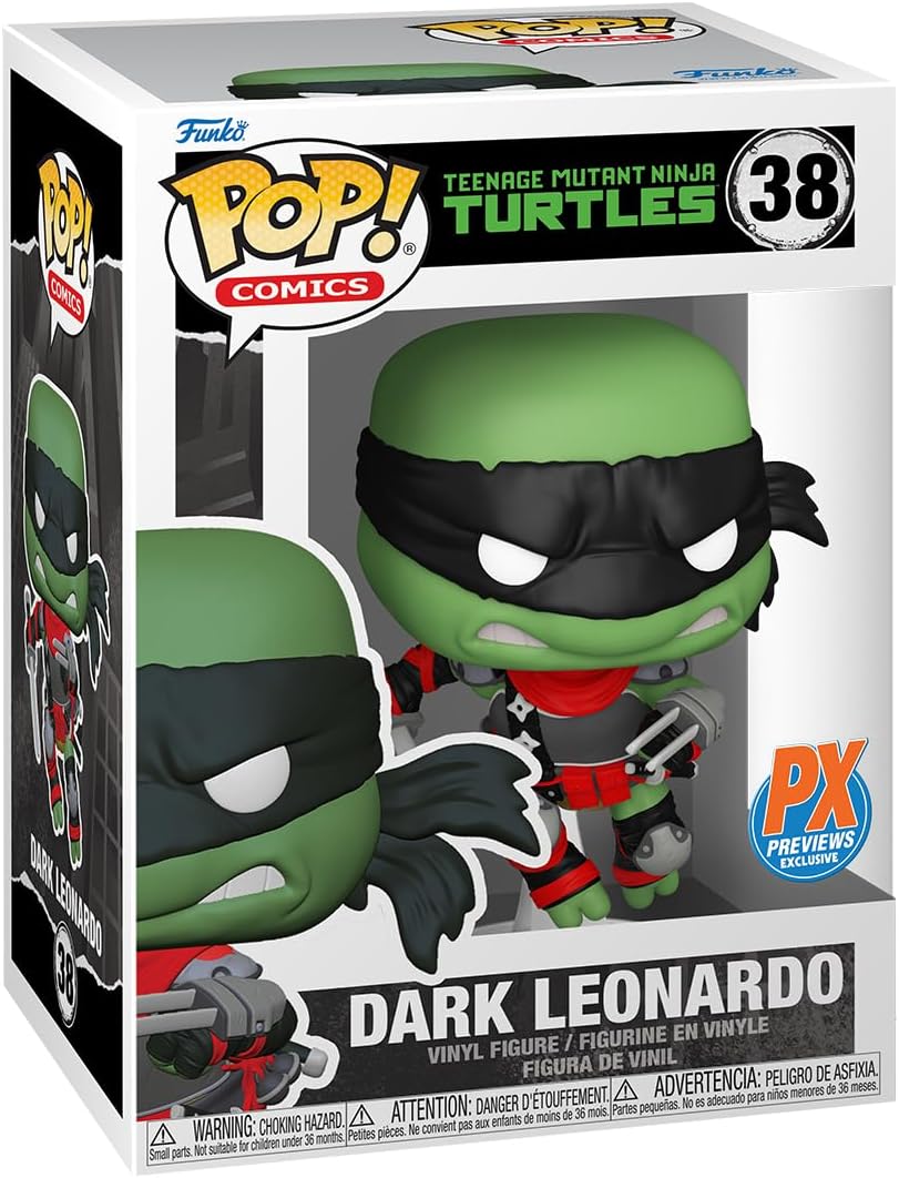 Figurita Vinilo: Teenage Mutant Ninja Turtles - Dark Leonardo Exclusive