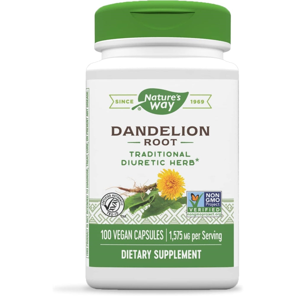 Suplementos Raíz de diente de león de 525 mg. 100 cápsulas