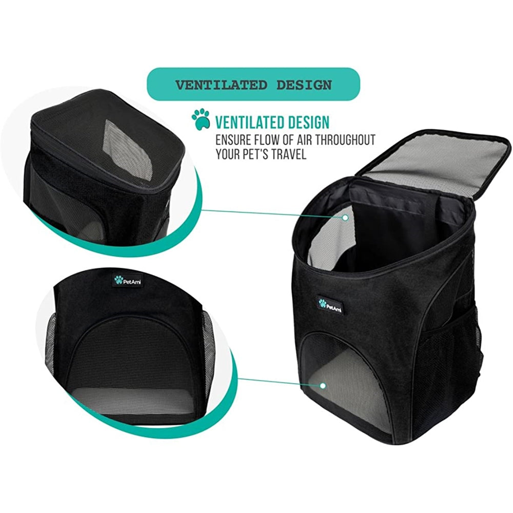 Mochila de transporte para gatos diseñada para viajes
