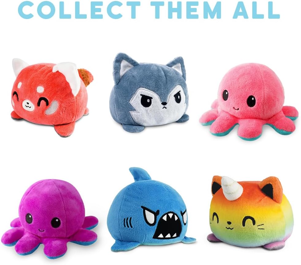 Peluches Reversibles Octopus TeeTurtle - Fidget Sensory Mood