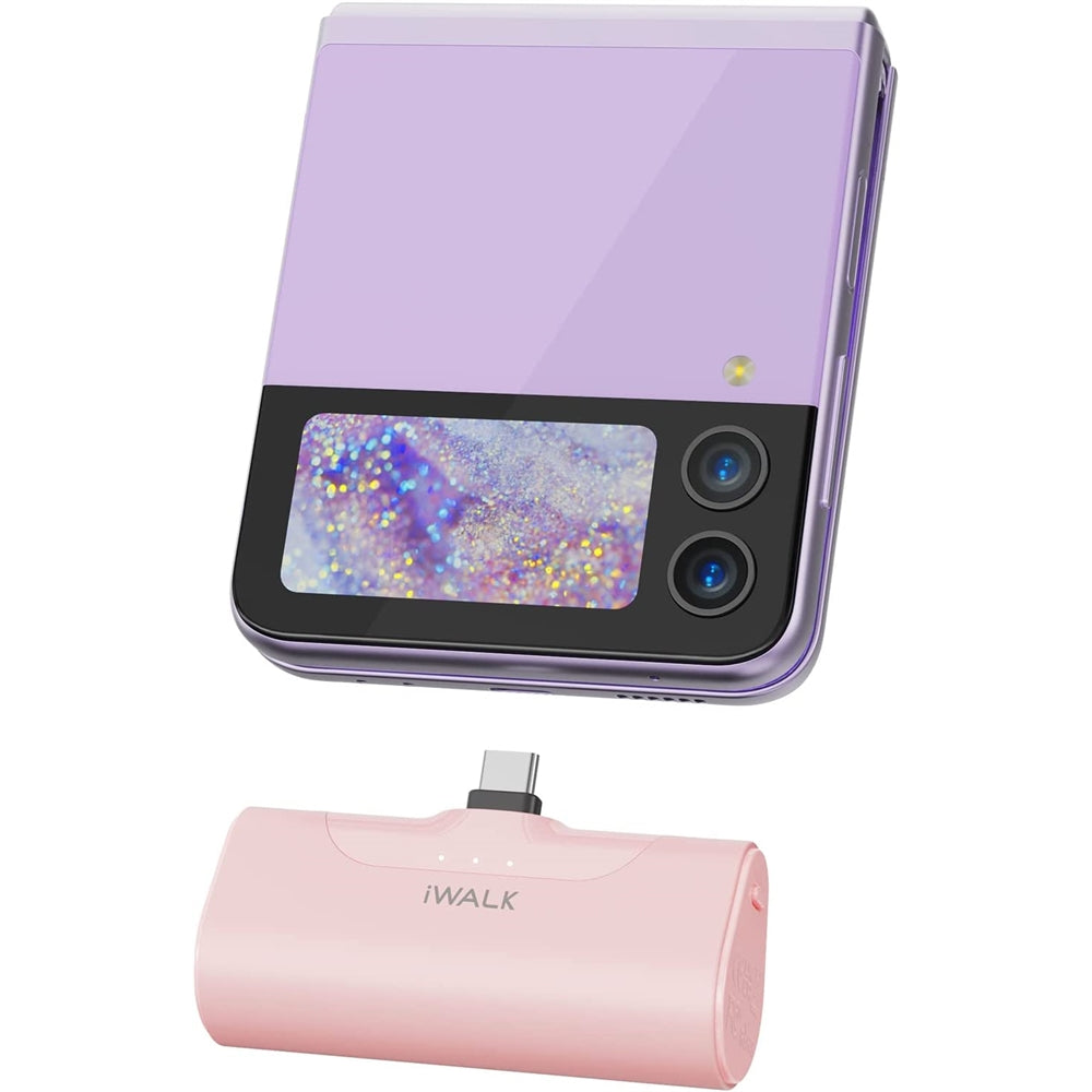 Cargador portátil para celular de 4500 mAh rosado