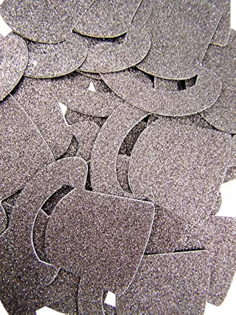 Confeti de purpurina de Año Nuevo con forma variada