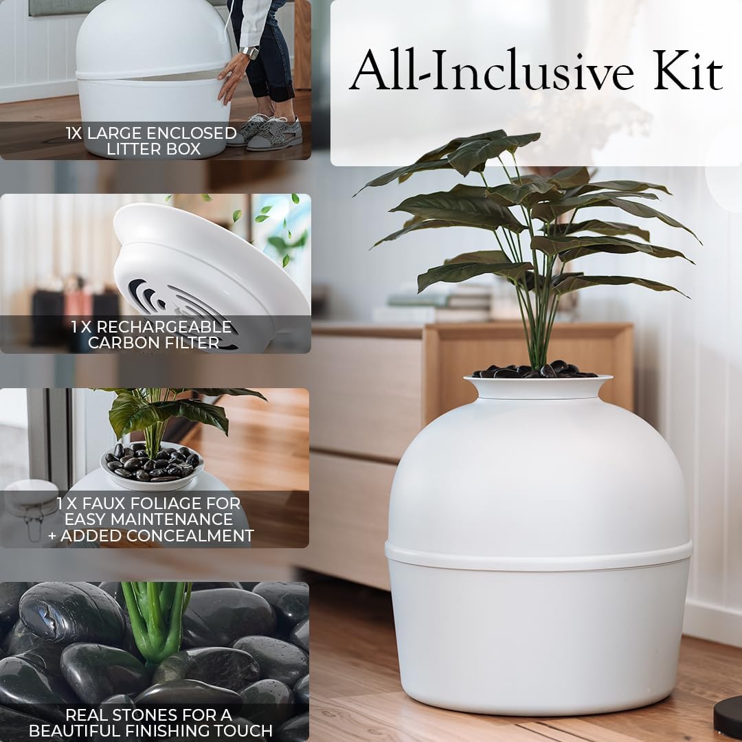 Caja de Arena Secreta - Diseño Patentado con Control de Olores