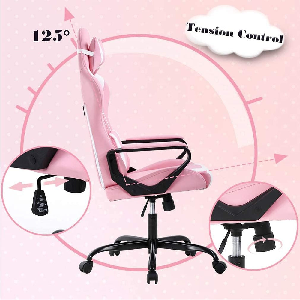 Silla Gamer de respaldo alto Pink game chair BSTOPHKL