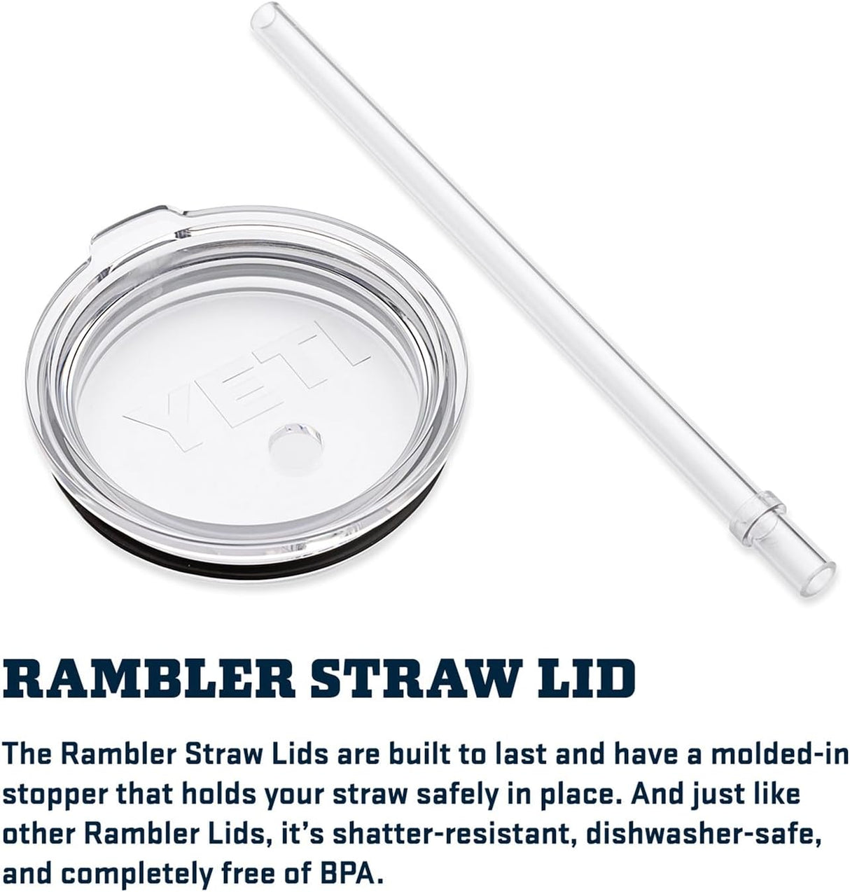 Vaso YETI Rambler con Asa Tapón de Sorbete Acero Inoxidable