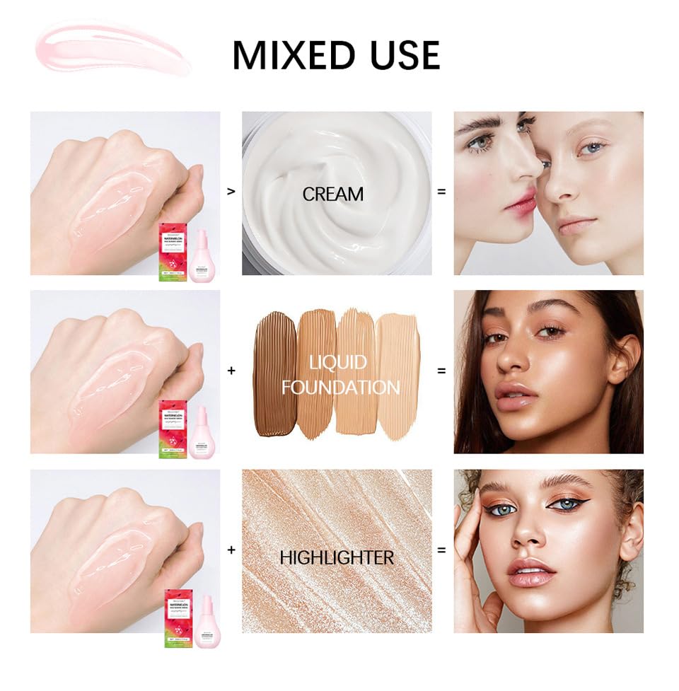 Suero facial hidratante de sandía 2 piezas JISKG