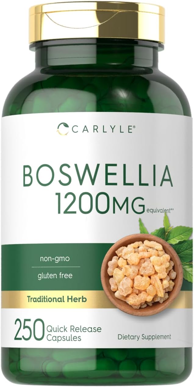 Cápsulas Extracto de Boswellia Serrata con Pimienta Negra 1200mg