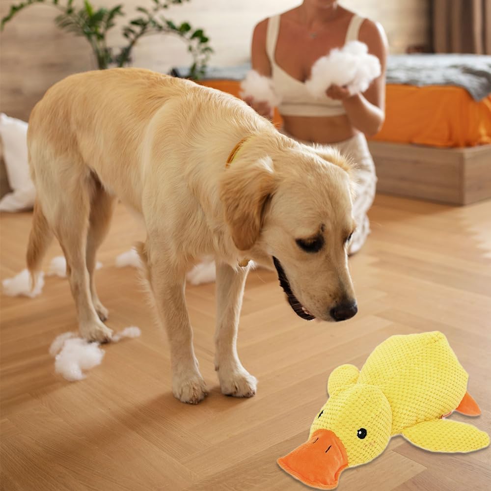Juguete para Perros Quack-Quack, Mellow, Durable y Calmante