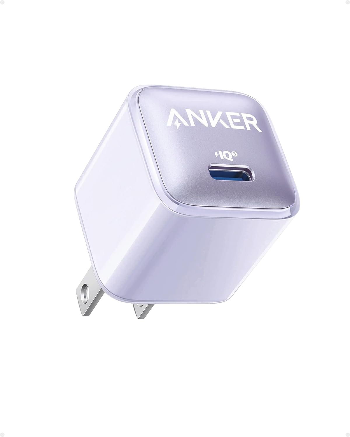 Cargador USB C Anker 20W para iPhone y Galaxy, Compacto