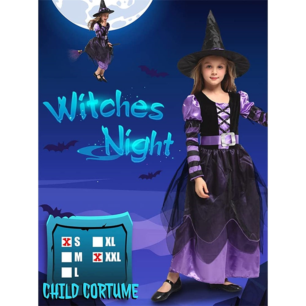 disfraz de bruja para niñas talla M