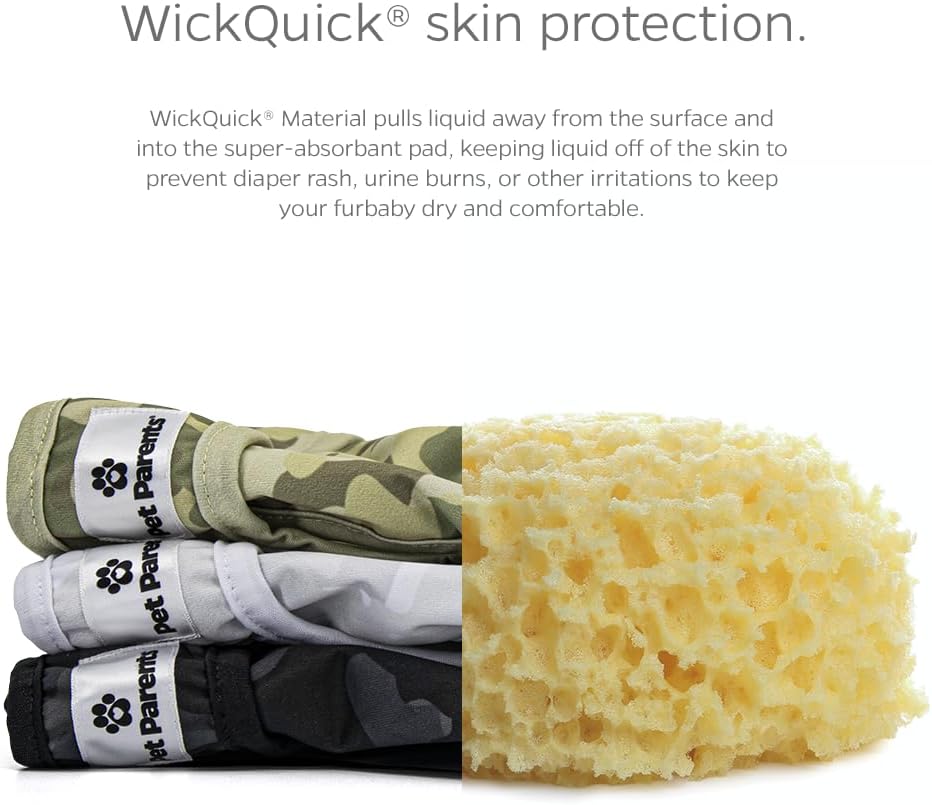 Pet Parents Pañales 3 y extensores lavables de alta calidad