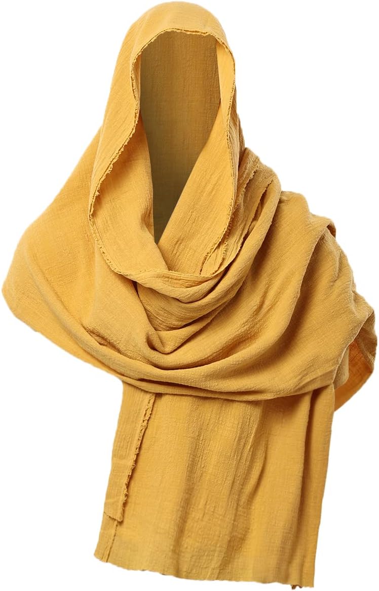 Bufanda GRACEART estilo post-apocalíptico, cowl medieval