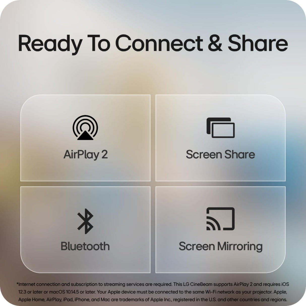 Proyector 4K Smart Portable LG CineBeam con Auto Ajuste HU710PB